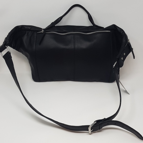 Joe's Jeans Handbags - Black Leather Joe's Unisex Shoulder bag